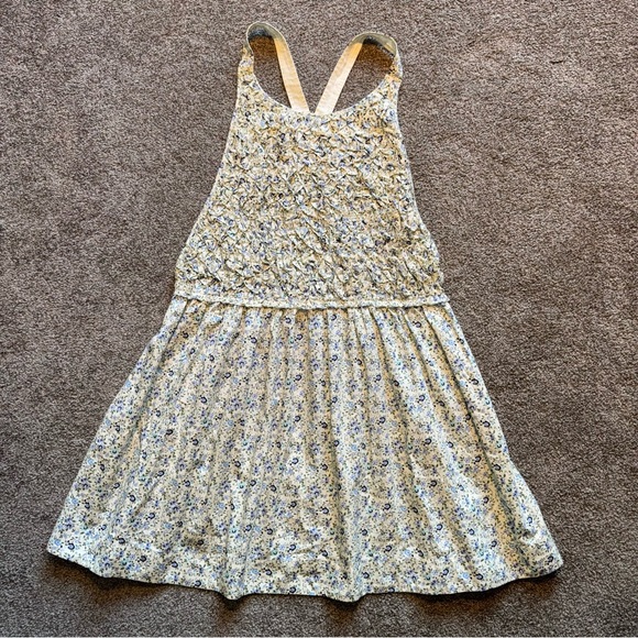 (NWT) Free People 100% cotton Women’s Large Blue Floral Backless Dress - Picture 2 of 16